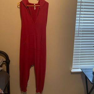 Free People hooded onesie
